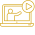 online courses moontij kommo crm icon yellow